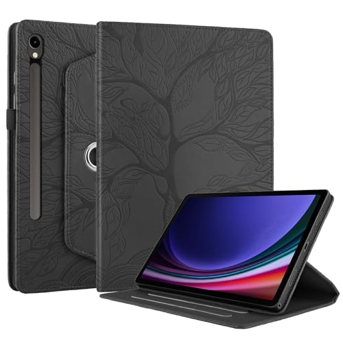 Étui Samsung Galaxy Tab S10 FE 2025 housse protection noire anti-choc avec stand 360