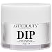 AZUREBEAUTY Dip Powder White Color(1oz) for French Nail Manicure Nail Art, Non-Tocix & Odor-Free, without UV LED Lamp Cured, Long lasting, Cruelty-Free