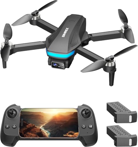 SIMREX GPS Drone with Camera for Adults 4K , Brushless