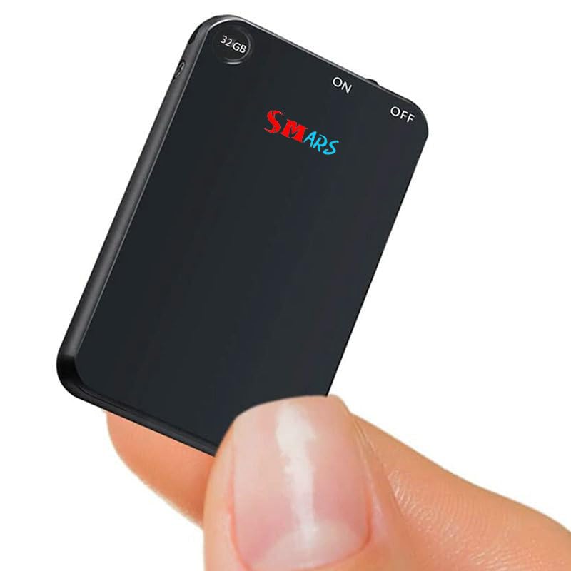 Ultra Slim Digital Voice Recorder | 32GB Inbuilt Memory with 40 Hours Recording | Voice Activated One Key Operation Dictaphone for Business, Meetings, Lectures-image-5