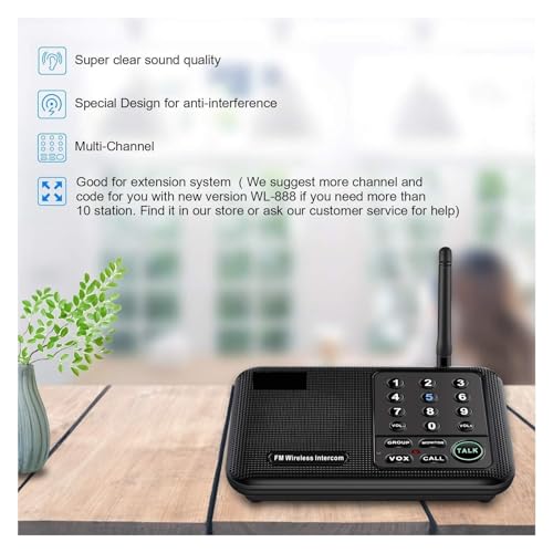 Interphone sans fil pour bureaux d'affaires pour collaborer sans se déplacer - 4