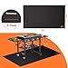 ENGPOW Large 68 x 48 inches Under Grill Mat for Outdoor Grill, Double-Sided Fireproof Indoor Fireplace Mat Fire Pit Mat, Oil-Proof Waterproof BBQ Mat for Deck Patio Lawn,Reusable and Easy to Clean