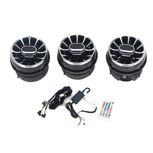 Éclairage d'ambiance LED pour turbine de climatisation Ford Mustang 2015-2021