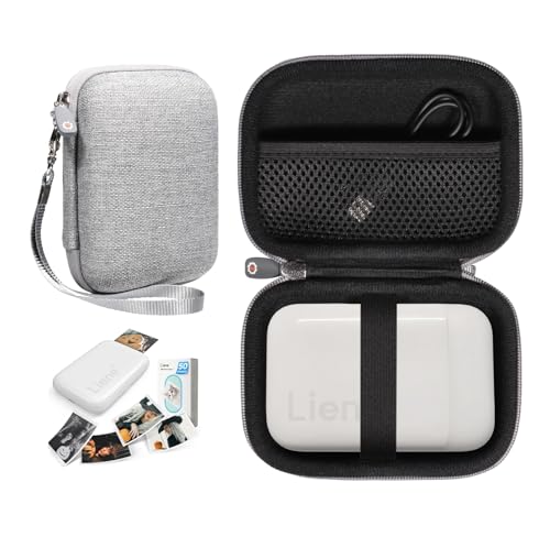 GETGEAR mini Photo Printer Case for Liene 2x3” Photo Printer, Mini Photo Printer (Tweed)