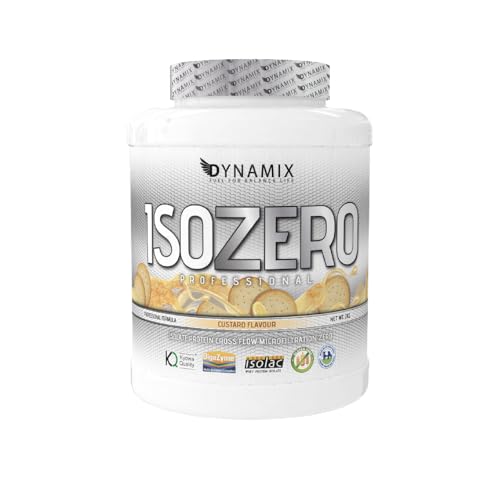 DYNAMIX Isolate Zero Professional 2kg | Sabor NATILLA | Ideal Para Crecimiento y la Recuperación Muscular | Sin Gluten