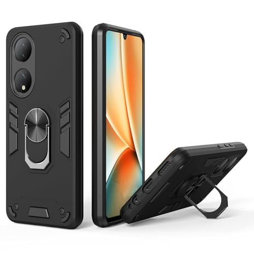 Image of NDCOM for Vivo Y100 Back Cover, Vivo T2 5G Back Cover, Vivo Y100A Case - Premium Protective Case for Vivo Y100, T2 5G, Y100A Ring Holder Case
