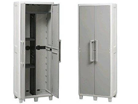 Armario de Resina Porta Scope Pardo 65 x 38 x H178 cm.