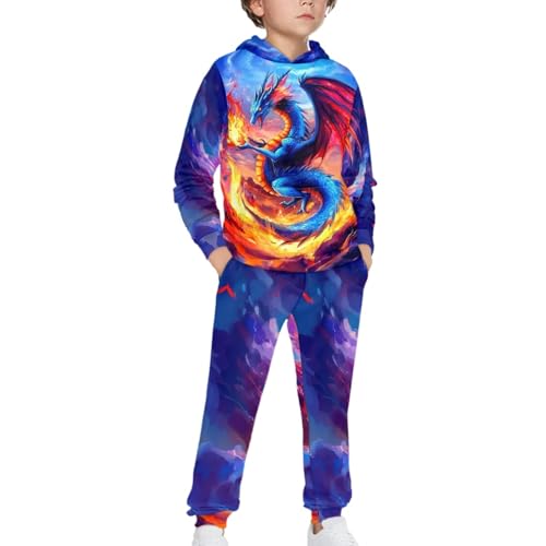 HUIACONG Kids Children Sweat Suit Boys Sweat Set Girls Sweatsuits3