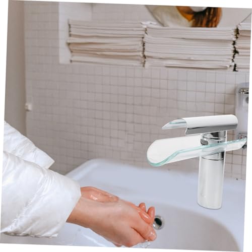 Robinet eau mitigeur pour meuble-lavabo à double commande chaude et froide - 8