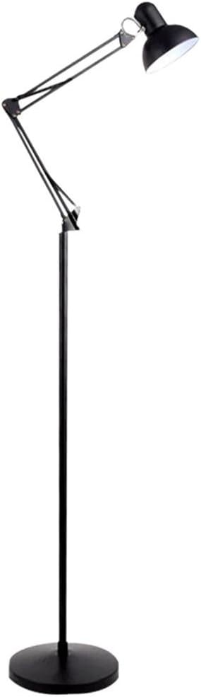 AWSDR® Floor Lamps Led Fold Bedroom European Style Study Simple Living Room Eye Protection Home Decoration Llighting Bedside Table Light, Switch Button, 12W