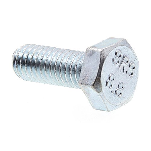 Image of Prime-Line 9109183 Hex Head Cap Screws, Class 8.8 Metric, M6-1.0 X 16MM, Zinc Plated (25 Pack)