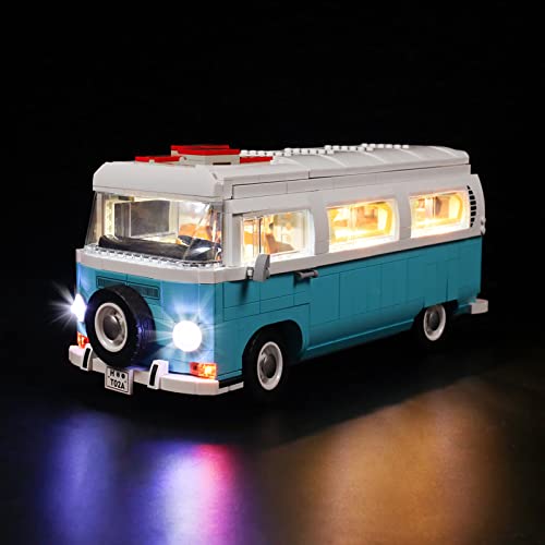 BSSW LED-Beleuchtungsset für Lego 10279 Volkswagen T2 V29 Wohnmobil, kompatibel mit Lego 10279, Lego-Set Nicht enthalten…