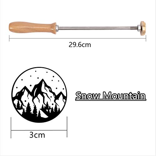 OLYCRAFT Hierro De Marca De Madera Personalizado, 1.2 In/1.2