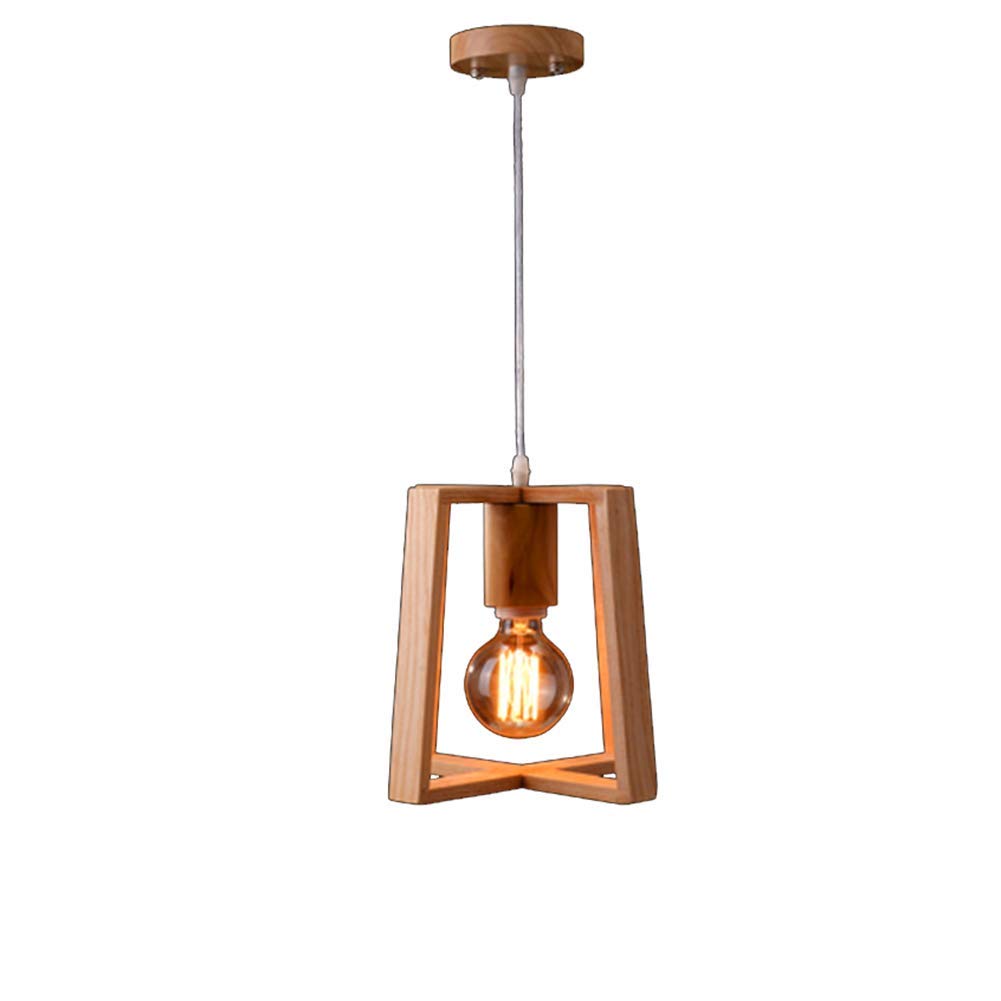 Plafonniers Novely lustres lampe en bois suspendue table à manger