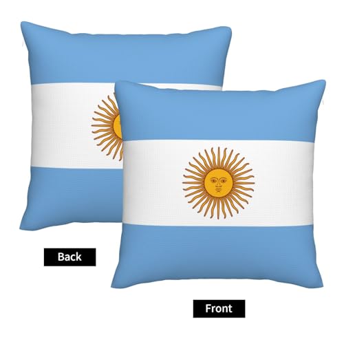 Housse de coussin drapeau argentin EdWal pour rénover un canapé usé facilement - 4