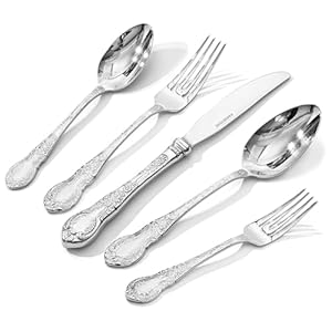 KINGSTONE Vintage Carved Silverware...