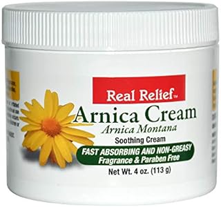 Real Relief Arnica Cream 4 oz Soothing Cream (Pack of 1)