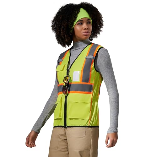 Image of AYKRM 11 color Ladies High Vis Reflective Safety Vest for Women