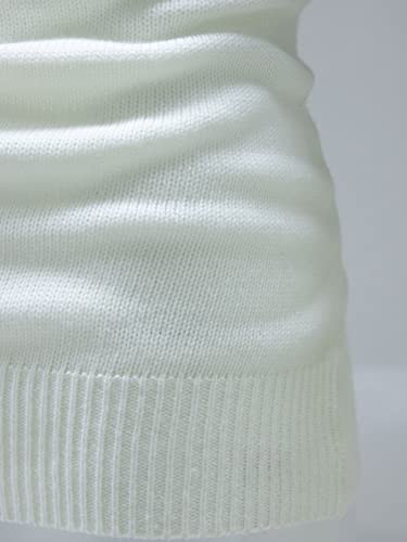 Floerns Men's Casual Color Block Long Sleeve Cable Knit Pullover Sweater3