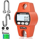 Digital Hanging Scales for Weighing, 660lb Crane Scale for Farm Hunting
