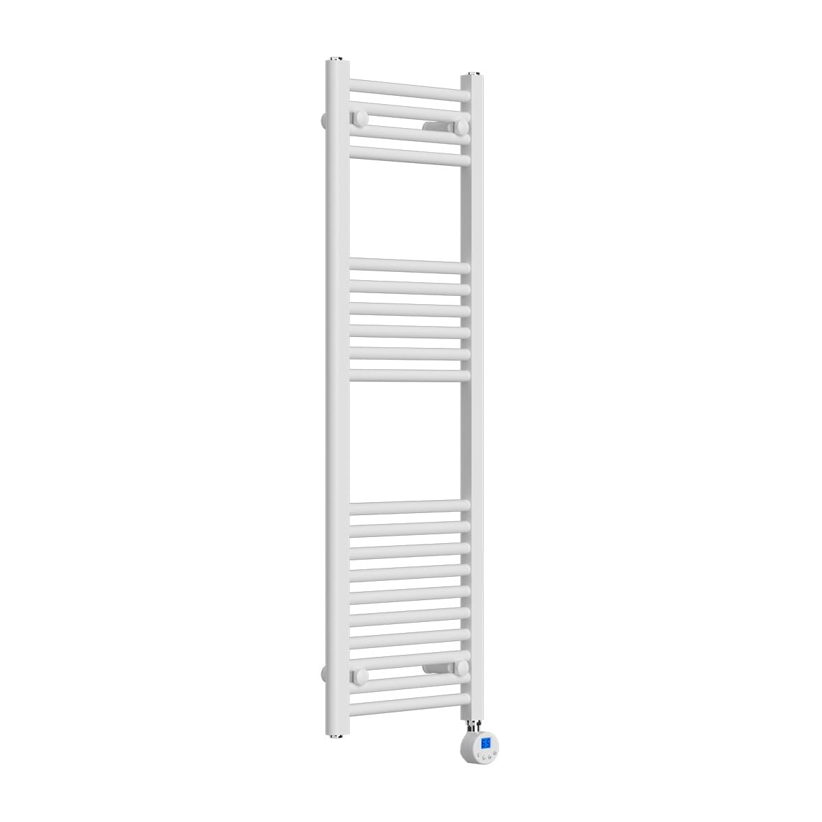 Lux Heat White Electric Ladder Towel Radiator 1200Mm (H) X 400Mm (W)