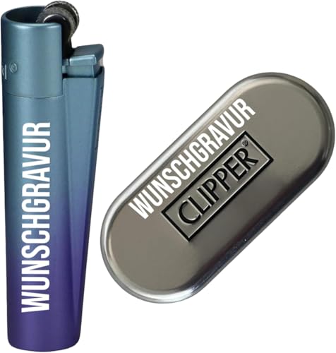 Clipper Feuerzeug mit Gravur, Personalisierte Geschenke Geburtstagsgeschenk für Männer Frauen Partner Freund Jahrestag Geschenk für Ihn Sie Männergeschenke Gadgets Geburtstagsgeschenke (Blue Gradiant) Clipper Feuerzeug mit Gravur, Personalisierte Geschenke Geburtstagsgeschenk für Männer Frauen Partner Freund Jahrestag Geschenk für Ihn Sie Männergeschenke Gadgets Geburtstagsgeschenke (Blue Gradiant)