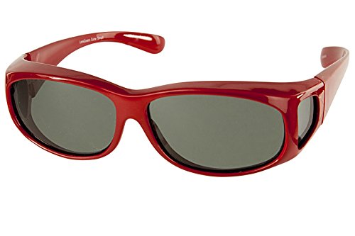 Image of LensCovers Polarized Wraparound Sunglasses | Wear Over Sunglasses | Fitover for Glasses
