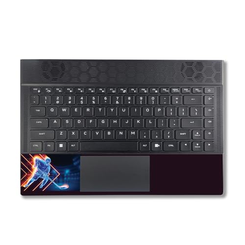 Image of MightySkins Skin Compatible with Alienware X14 R2 (2023) Full Wrap Kit - Glow Hockey | Protective, Durable, and Unique Vinyl Decal wrap Cover | Easy to Apply & Change Styles | Made in The USA