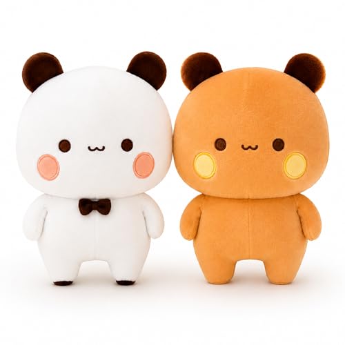bubu dudu Soft Toys, Cute Bear Plush Toy Soft Stuffed Animal Doll for Kids, Hugging Pillow, Kawaii Plushie Teddy Bear Toy for Girls, Boys, Birthday Gi