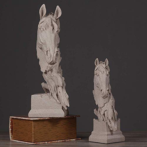 Statue de tête de cheval en résine cadeau d'affaires idéal - 5
