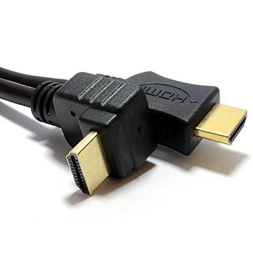 90 Degree L Shape HDMI Cables Male to Male Full HD 1080P for LED, LCD Monitor PC Laptop Projector etc 30CM-picture-20
