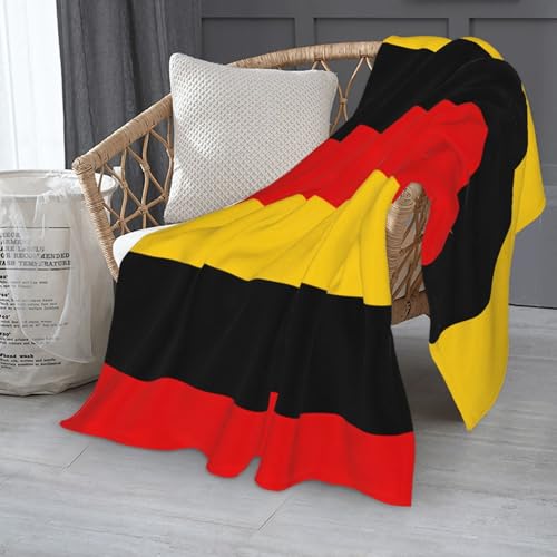Couverture flanelle drapeau allemand douce lit canapé camping - 8
