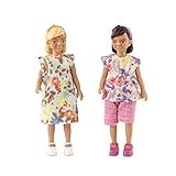 puppenhaus für biegepuppen PERFEKTES KREATIV-GESCHENK: Kinder lieben es Rollenspiele mit der Puppenfamilie zu spielen und schulen dabei ganz nebenbei die Feinmotorik, die Kreativität und ihre Auge-Handkoordination. Beim freien Spielen kennt die Fantasie und die Kreativität keine Grenzen!