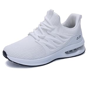 Mens Air Tennis Running Shoes Comfortable Walking Sneakers Lightweight Athletic Gym Sports Jogging Workout Footwear US 7-13