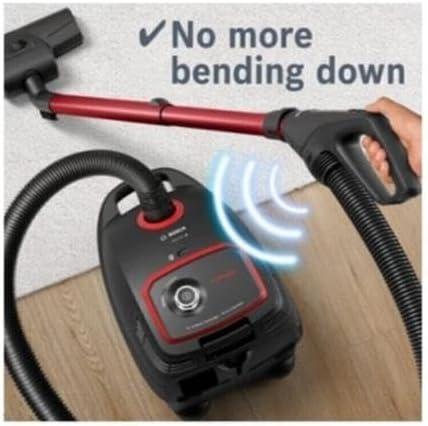 Circular badge indicating a 10-year motor guarantee from Bosch, with German flag colors.