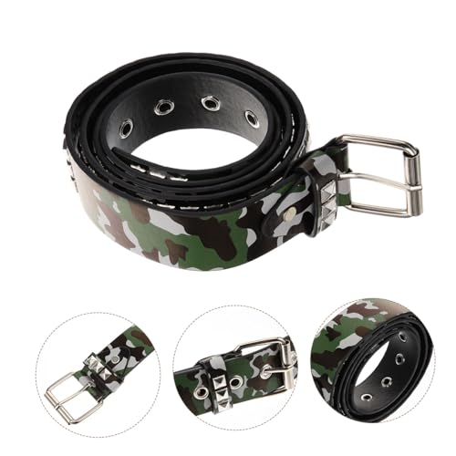 Men Adjustable Belt Stylish Casual Waistband for Pants and Jeans Faux Waist Belt for Everyday Use Fashionable Accessory for Men and Women Camouflage3