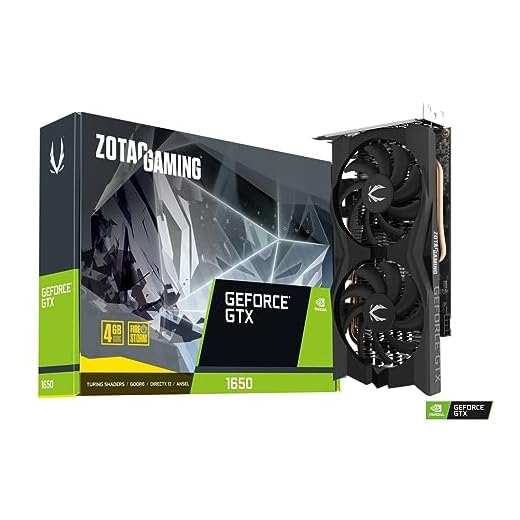 ZOTAC GAMING GeForce GTX 1650 NVIDIA 4 GB GDDR6