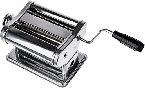 Hauskraft MAQM-004 - Máquina Macarrão Massas Lasanha Manual Cilindro Inox