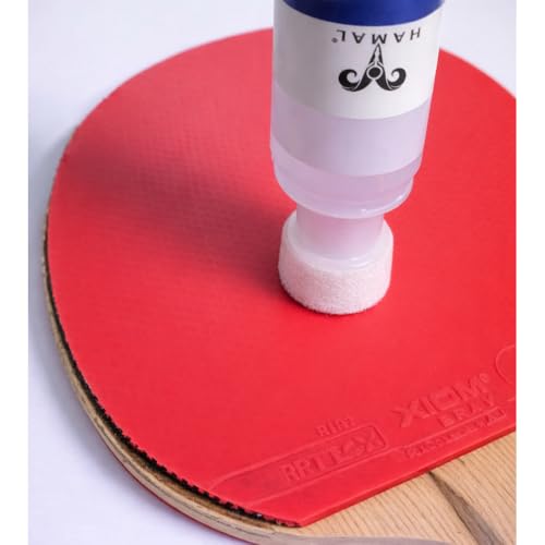 All-in-one Sponge for Your Table Tennis (PingPong) Paddle Rubbers, Helps Remove Dirt, Dust, and Oil with Rubber Cleaner 80ml