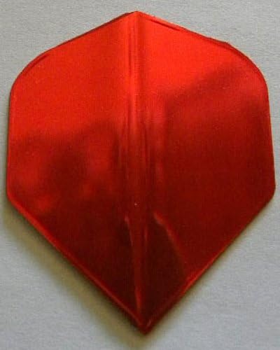25 Sets #3560 AmeriThon Red Metallic Dart Flights