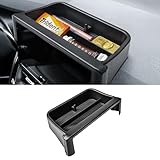 TACOBRO Dashboard Storage Organizer Compatible with Toyota Corolla 2019-2025 2026/ Corolla Cross 2022-2026 Accessories, Fit 8-in. Audio Multimedia Interior Insert Center Console Dash Mounted Holders