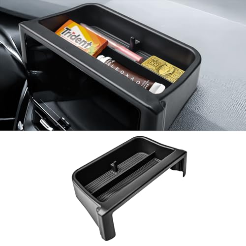 TACOBRO Dashboard Storage Organizer Compatible with Toyota Corolla 2019-2025 2026/ Corolla Cross 2022-2026 Accessories Fit 8-in. Audio Multimedia Interior Insert Center Console Dash Mounted Holders