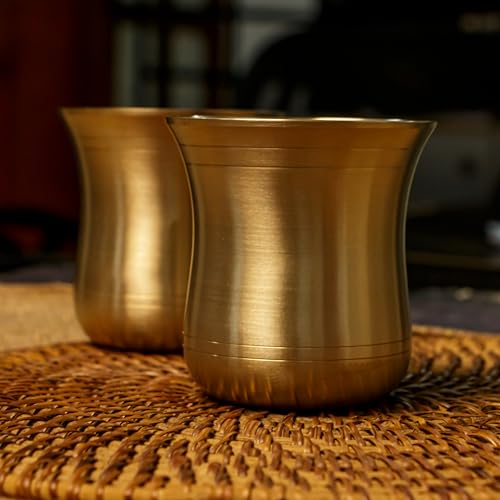 Image of Traditional 100% Pure Kansa Glass - 275 MLL