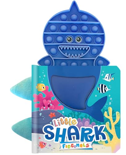 Fidgimals Little Shark Animal Baby Book | Educational Children's Books, Sensory Board Book with Pop It Fidget Toys, Perfect Sensory Toys for Toddlers ... Books with Sensory Fidget Popper Animals)