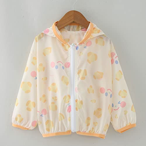 Toddler Girls Sun Pr𝗼tection Jacket for Boys Summer Lightweight Breathable 𝗦unscreen Hoodie Jacket Outwear3