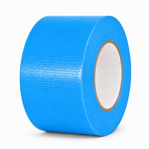Image of GGR Supplies CDT-36 Industrial Grade Cloth Duct Tape, Sky Blue 3 Inch x 60 Yards, Waterproof UV Resistant Heavy Duty, Clean Removal with No Sticky Residue for Repairs, Packaging, and Bundling