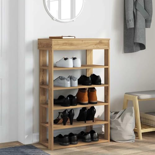 Mueble zapatero de madera de 60 cm para optimizar espacio 4