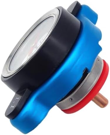 1.1 Bar Motorcycle Temperature Gauge With Temperature Display Radiator Cap Tank Cover Compatible With ATV UTV Car Bikes