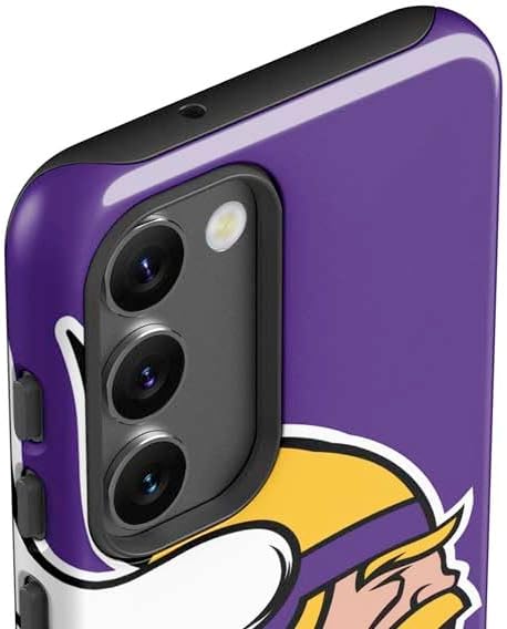 Skinit Pro Phone Case Compatible with Galaxy S23 Plus - Officially Licensed NFL Minnesota Vikings Large Logo Design