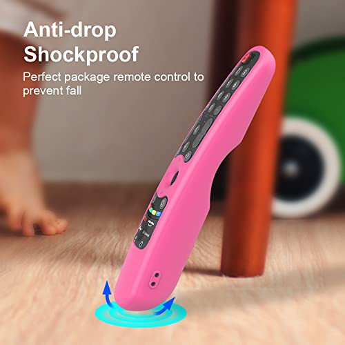 Coque en silicone rose pour télécommande LG AN-MR21GA et MR22GA LEFXMOPHY - 5